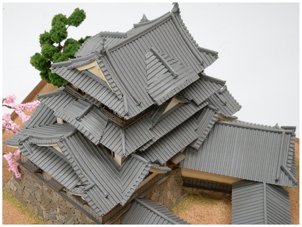 Woody Joe Hikone Castle Wooden Model Assembly Kit 1/150