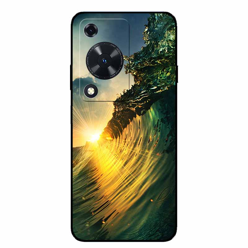 Phone Case For Huawei Nova Y63/ Y72S Case Animal Soft TPU Silicone Back Cover Case For Huawei Nova Y72S TPU Black Funda Nova Y63