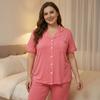 Customized Loungewear Women's Spring and Summer New Shorts Set Pajama Casual Shirt Summer Loose Pajamas Women