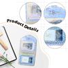 Cloth Pocket Prayer Shrine with Cross Portable Remembrance Ornament Miniature Travel Spiritual Gift for Family