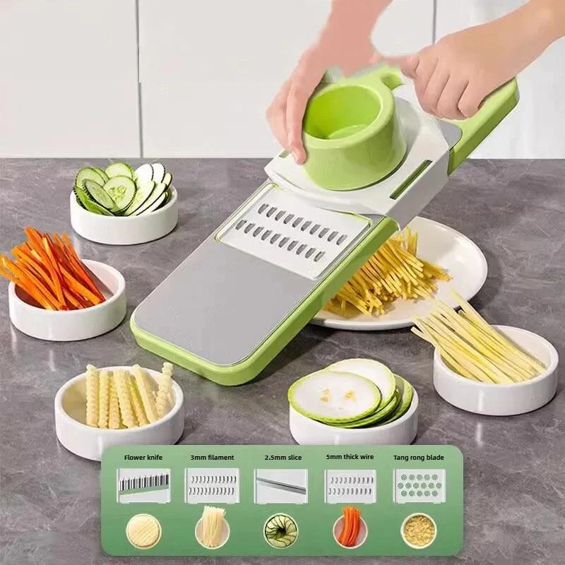 New Multi-functional  Vegetable Slicer Cutter Shredders Slicer Kitchen Vegetable Cutter for Fruit Potato Chopper Carrot Grater