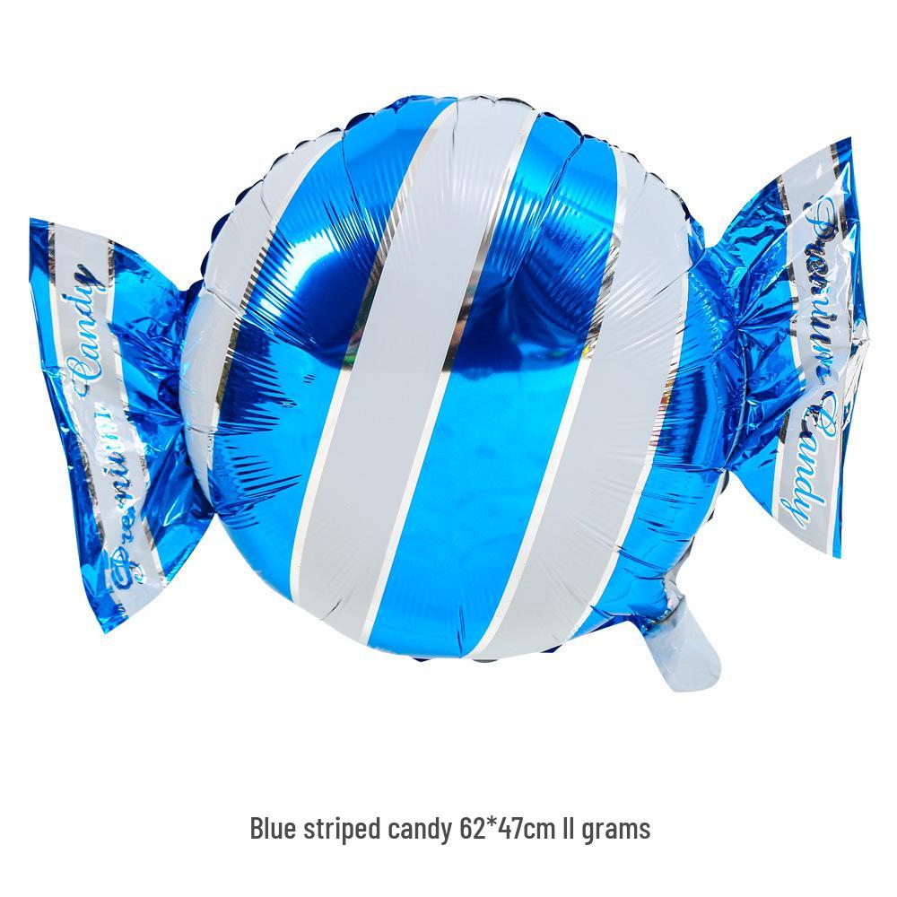 18" Aluminum Foil Pinwheel Candy Lollipop Balloon - Birthday & Christmas Party Decoration