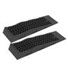 2pcs 4,400lbs Capacity Low Profile Car Ramps Plastic Automotive Ramp for Oil Change Maintenance Black