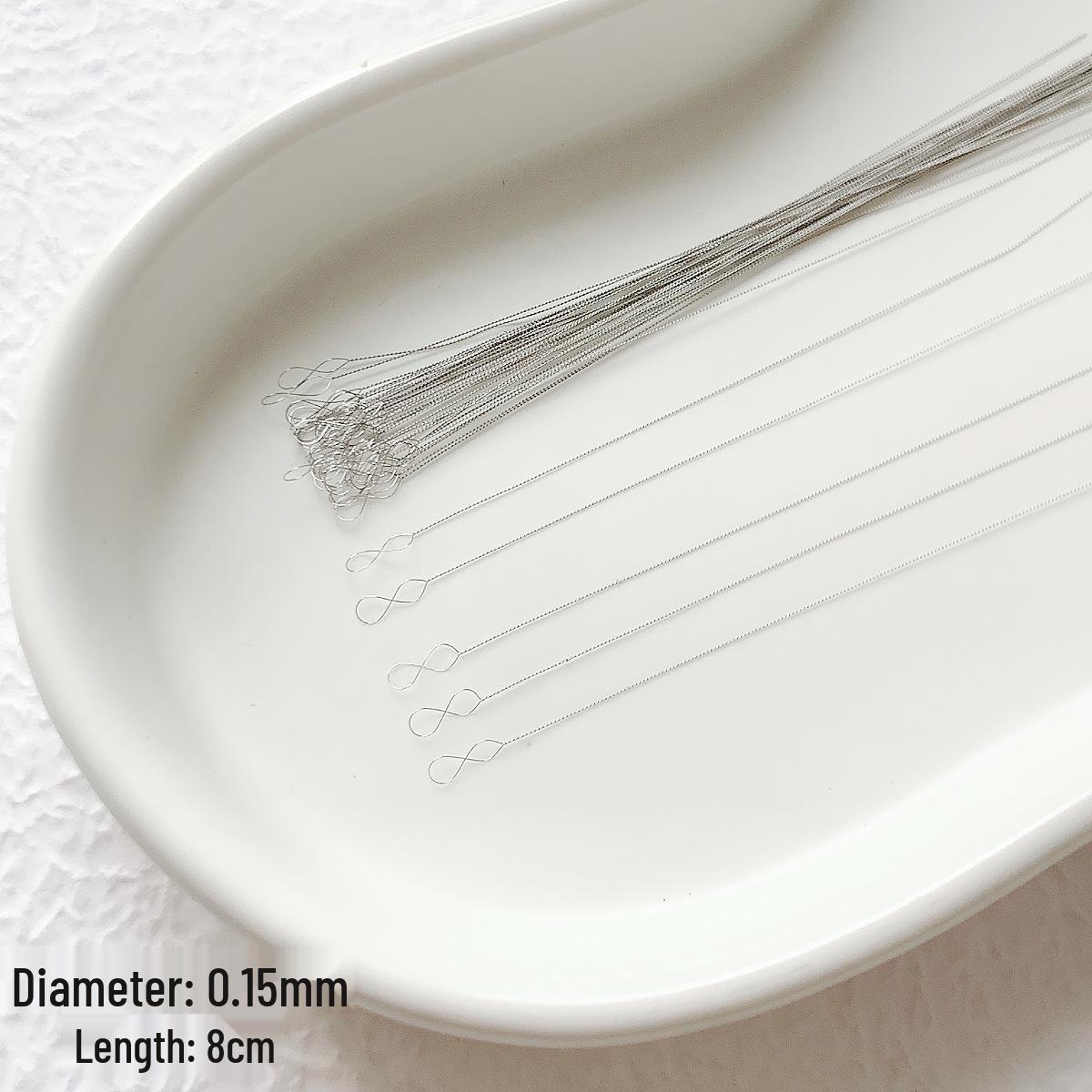 

Изогнутый нитевдеватель для вязального крючка для бисероплетения и изготовления браслетов