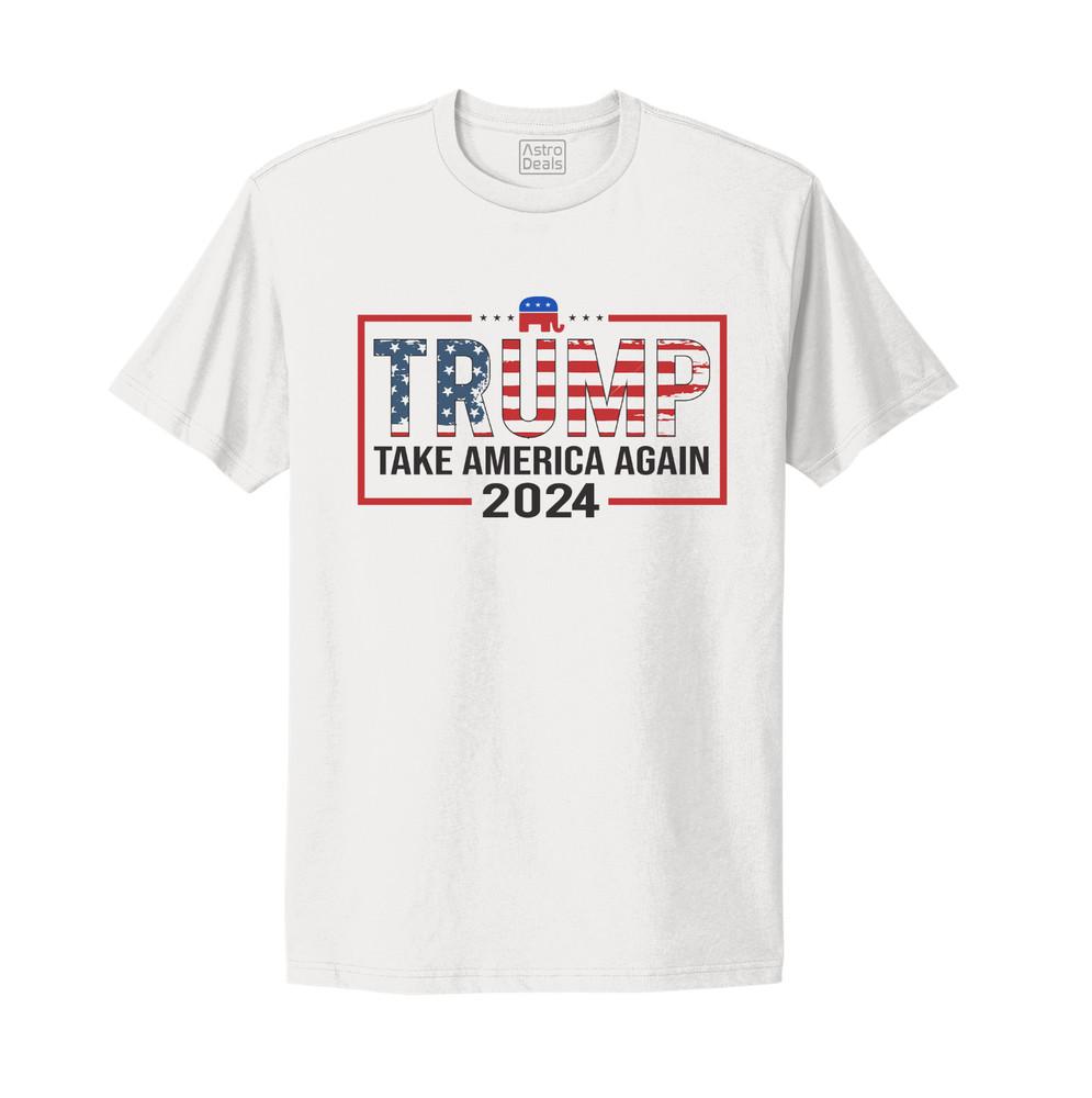 Trump 2024 Take America Again Political MAGA Republican Gift T-shirt