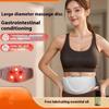 Automatic Heated Abdominal Massager Vibrating Rechargeable Wireless Massager Belt For Waist Back Warm Compress Slimming