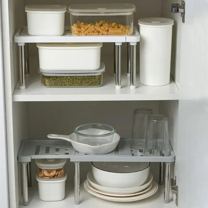 Scalable Shelf 1 Piece Multifunctional Storage Rack Organizer of Household Items Seasoning Bottle
