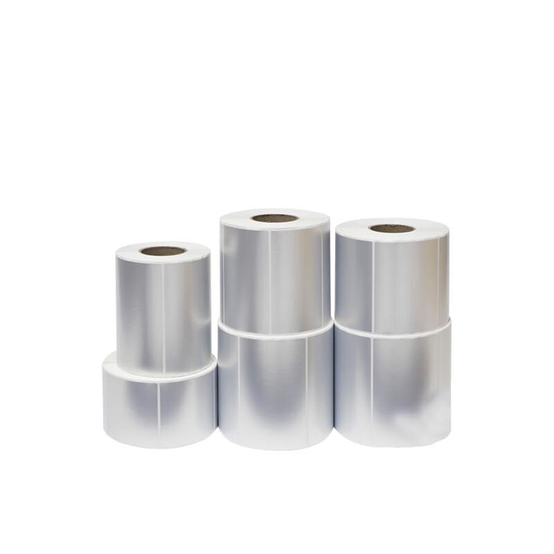 FLYER Matte Silver Adhesive Label Stickers