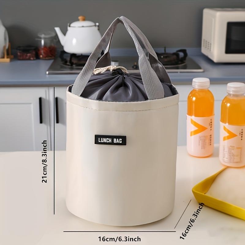 Portable Round Insulated Lunch Bag, Not for Food Contact. (Non-Food Contact)