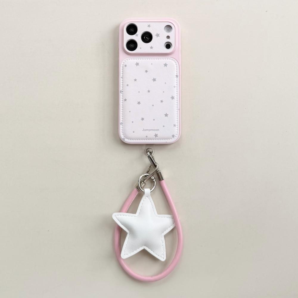 

Xiaoxiangfeng star with lanyard, suitable for iPhone17ProMax mobile phone case, simple and light luxury, Korean style Apple 16Pro new 15PRO women s iPhone 17promax