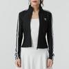 Adidas Originals Striped Training Windbreaker Jacket Women Jackets Black JD5025