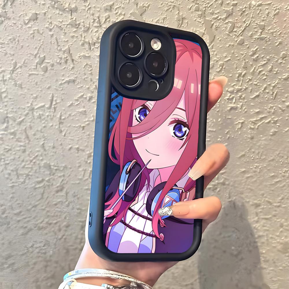 Anime The Quintessential Quintuplets Phone Case For IPhone 17 Pro Max 16 15 14 Pro Max IPhone 13 Pro Max 11 Plus Silicone Cover