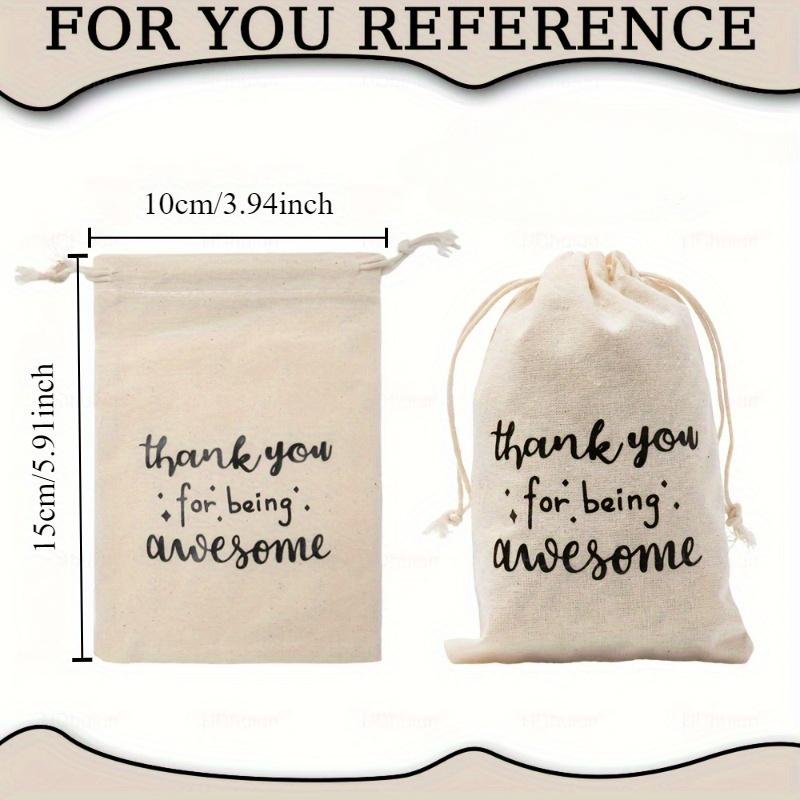 5/10 ks plátěný stahovací sáček, narozeninová oslava, svátek, svatební dekorace dárek, potisk písmen, stahovací šňůrka, stahovací sáček