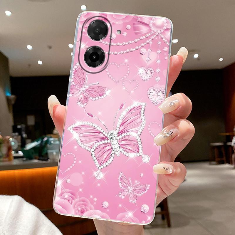 Case For Xiaomi Redmi A5 Flower Butterfly Phone Shells For Redmi A5 4G Soft Silicone Transparent Funda TPU Protective Back Cover