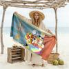 Bluey Customize Your Name Beach Towel Super Soft & Absorbent For Beach Bathroom Outdoor Swimming Pool Camping Picnic Yoga Diving Vacation Accessories