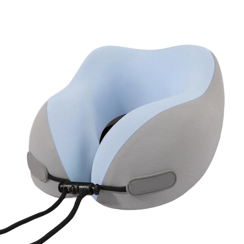 Ergonomic U Shape Travel Pillow Memory Foam Neck Support For Vehicle Plane Long Journeys And Office Use Train Relaxation