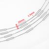 No Fade 2Meters Stainless Steel Link Chains for Jewelry Making DIY Necklace Bracelet Chain Accessories Beaded Chain Wholesale