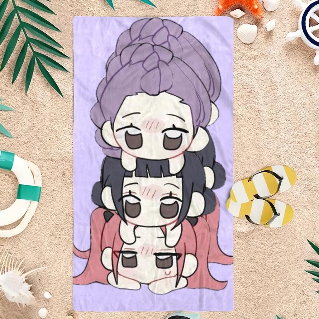1Pc Cute K-Pop Beach Towel, Quick-Drying Sand Free Super Absorbent Towel For Beach, Pool, Sport, Yoga, Gym & Home