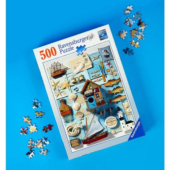 R165889 Beach Treasure 500 Pieces, Korean Popular Puzzles
