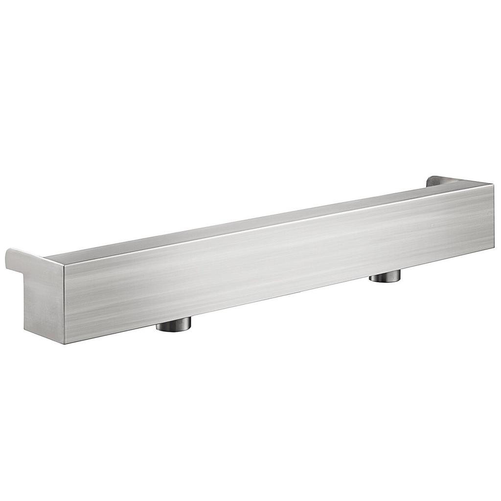 59.1" X 4.5" X 3.1" Stainless Steel Decorative Waterfall Pool Fountain For Garden Pond Indoors And Outdoors