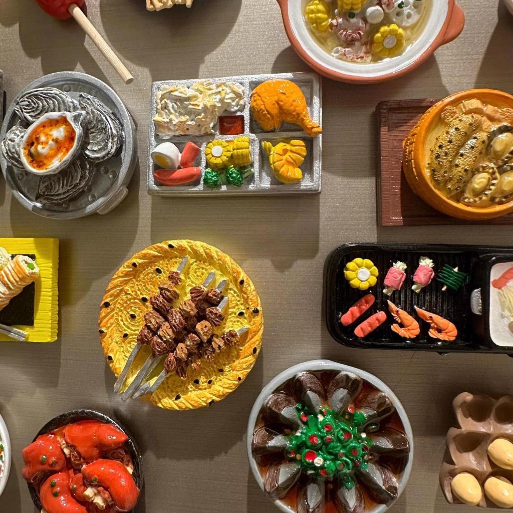 3D Stereoscopic Magnetic Food & Vegetable Fridge Magnets