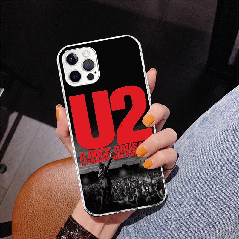 

Band U-U2 Rock Phone Case For iPhone 13 12 Mini 11 Pro Max XS XR X SE 7 8 Plus 5S 5 6S 6 Gift Print Cover Fundas iPhone 17
