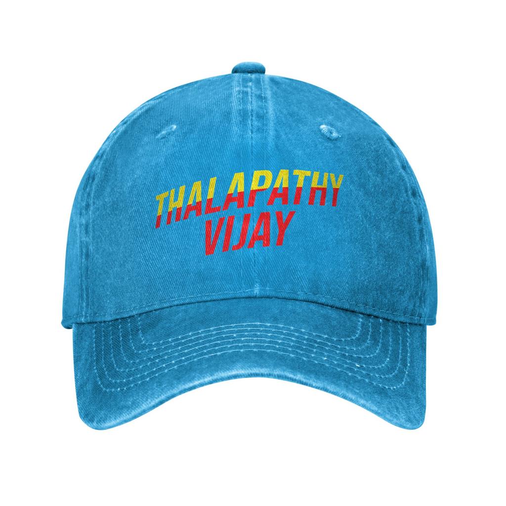 Vijay Thalapathy Movie Print Caps For Unisex Cotton Trucker Hat Daily Wear Baseball Cap Adjustable