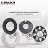 LINGQI RACING Koolstofstaal Onderdelen Gesloten Wielen Gesloten Wielbeschermer Accessoires Voor Super73 Super 73 S1 S2 RX ZX Crossmotor