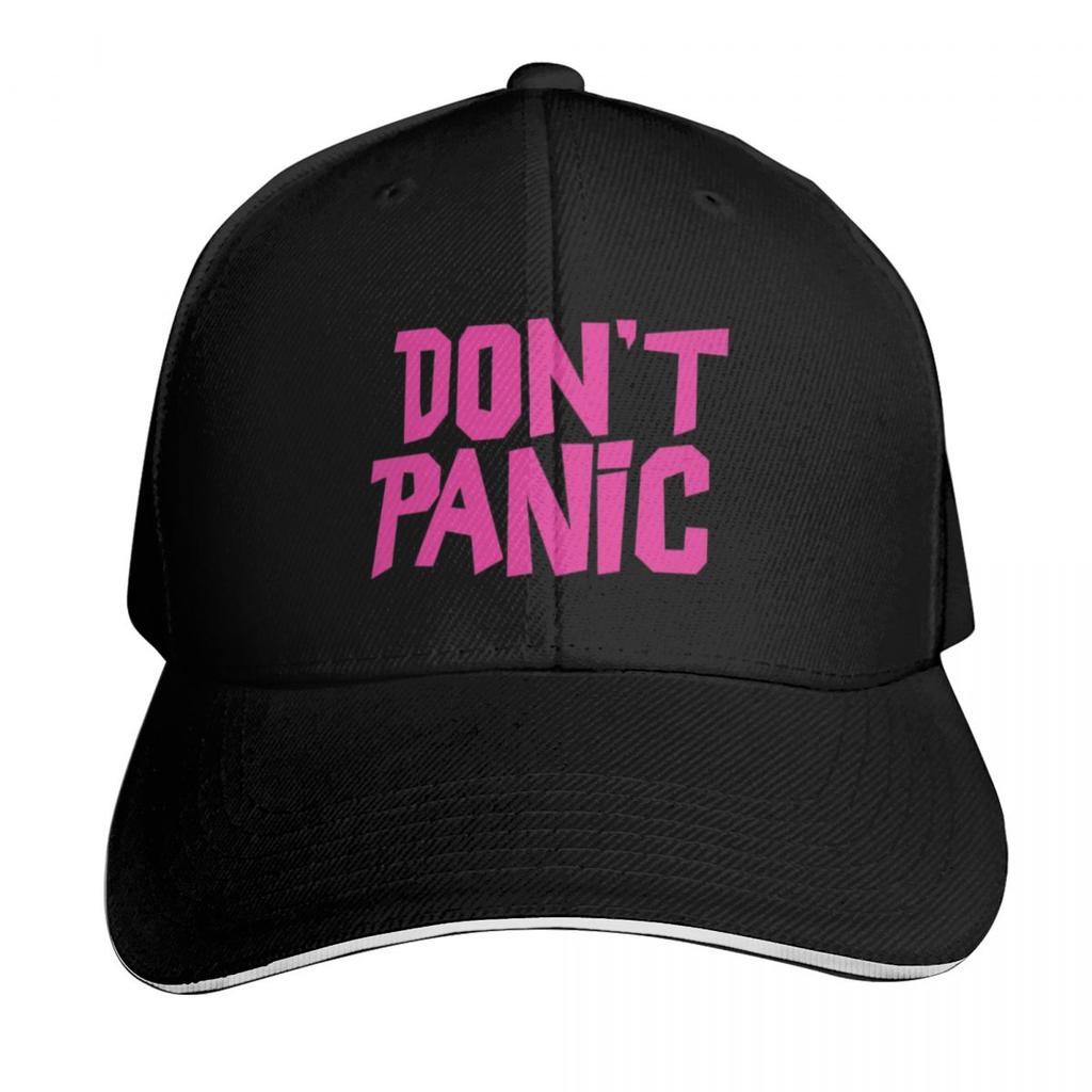 Dont Panic Hitchhikers Baseball Cap party Hat Custom Cap Fashion Beach Hat Unisex Womens Unisexs