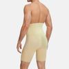 Mens Seamless High-Waist Shapewear Shorts With Adjustable Shoulder Straps Tummy Control Butt Lift Plus Size