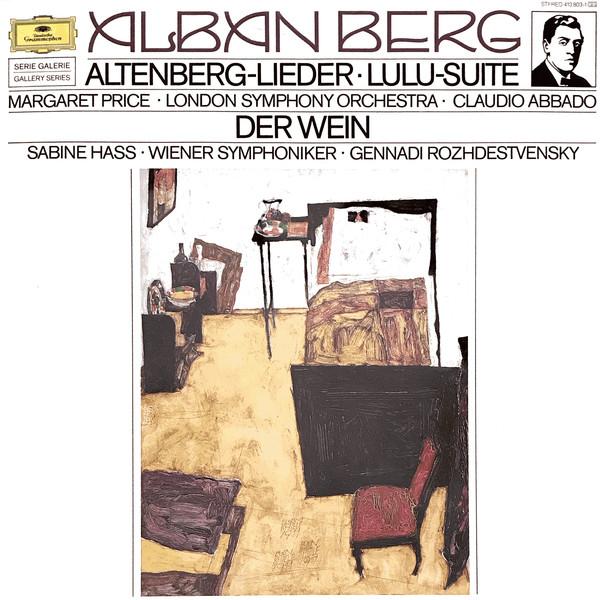 

LP Record MARGARET PRICE CLAUDIO ABBADO LON Berg Altenberg Songs Lulu Suite 4138031 GEUTSCHE GRAMMO 1985 Germany Classical Used