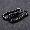 5pcs 3.6*46mm Spring Snap Clip Aluminium Alloy Water Bottle Hooks Climbing Keychain  Outdoor Tool