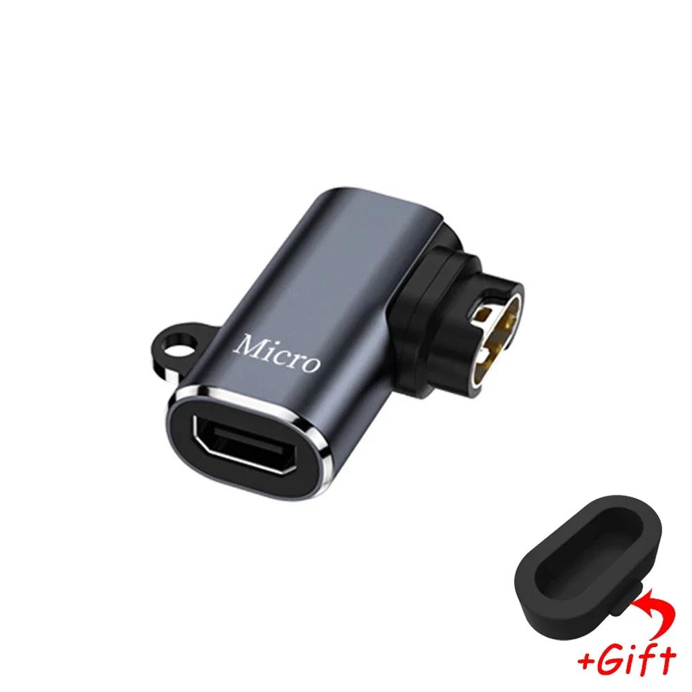 Charging Adapter For Garmin Fenix 7 7X 6 6S 5 5X Venu 2 2S Vivoactive 3 4 Type C/Micro USB iOS Marq Watch Charger Dock Converter