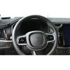 For Volvo XC90 2016- ABS Carbon Fiber Steering Wheel Cover Panel Trim 1PCS