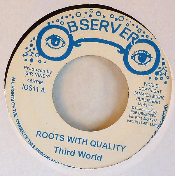 7inch Record THIRD WORLD BARRY BROWN Roots With Quality Thank You Mama IOS11 Observer UK Reggae Ska Dub Used