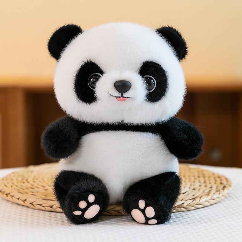 

Chinese Style Tang Suit Panda Plush Doll - Hanfu Panda Pendant Gift for Women 15cm without strap
