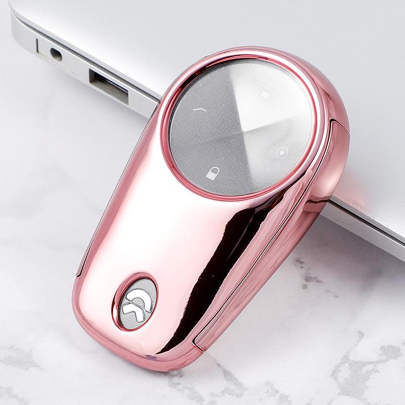 Car Key Case for NIO RS5 RC6: Two-in-One Protective Shell