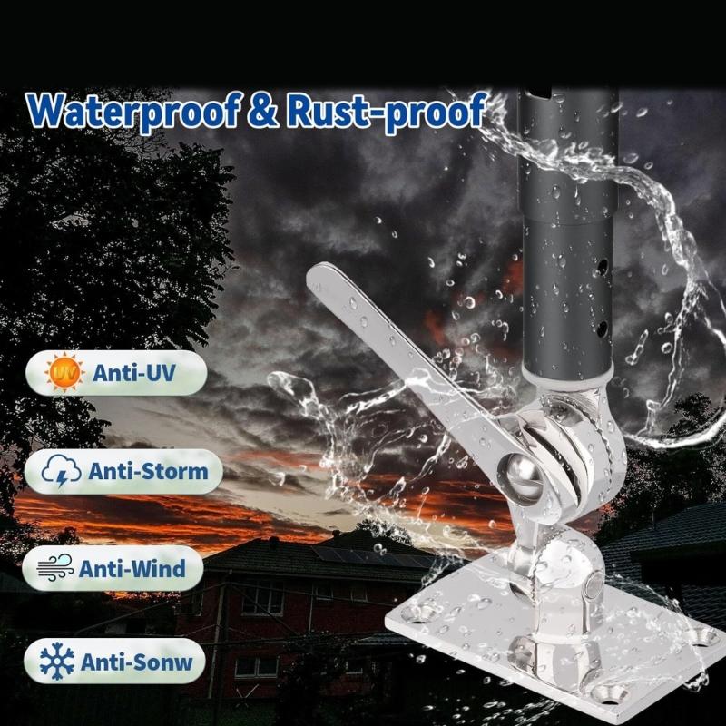 Outdoor Antenna Mount Accessories Antenna Mounting Kit Adjustable Antenna Base Mount Kit for Starlink Satellite Dish V2