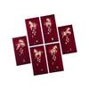 6pcs 2026 Year of Horse Red Pocket Bronzing Gift Envelope New Year Red Envelopes  Marriage Birthday