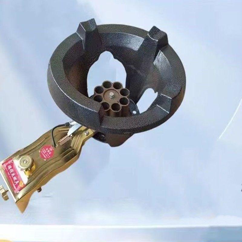 Heavy-Duty Commercial Cast Iron Wok Burner Head with High-Pressure Flame