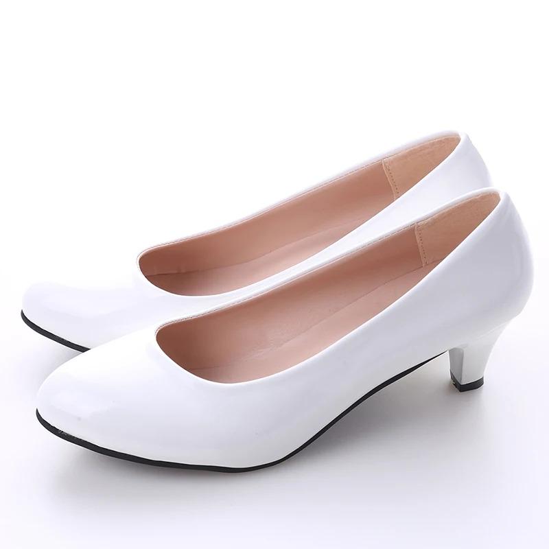 Female Pumps Nude Shallow Mouth Women Shoes Fashion Office Work Wedding Party Shoes Ladies Low Heel Shoes Woman Autumn