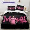 Messi Pattern Bedding Home Decoration Birthday Gift (1 * duvet cover + 2 * pillowcase, without core)