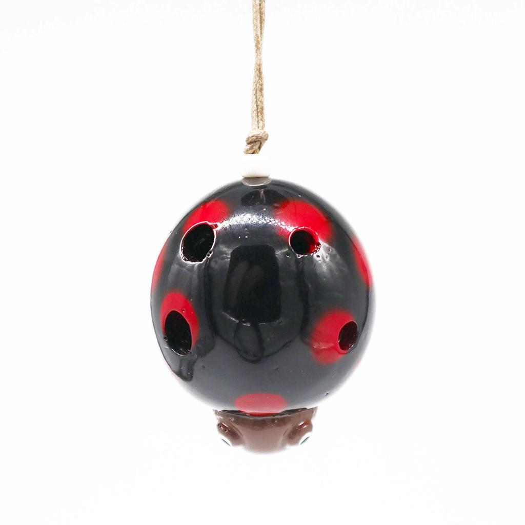 Ocarina Ladybug Ladybird Ceramic