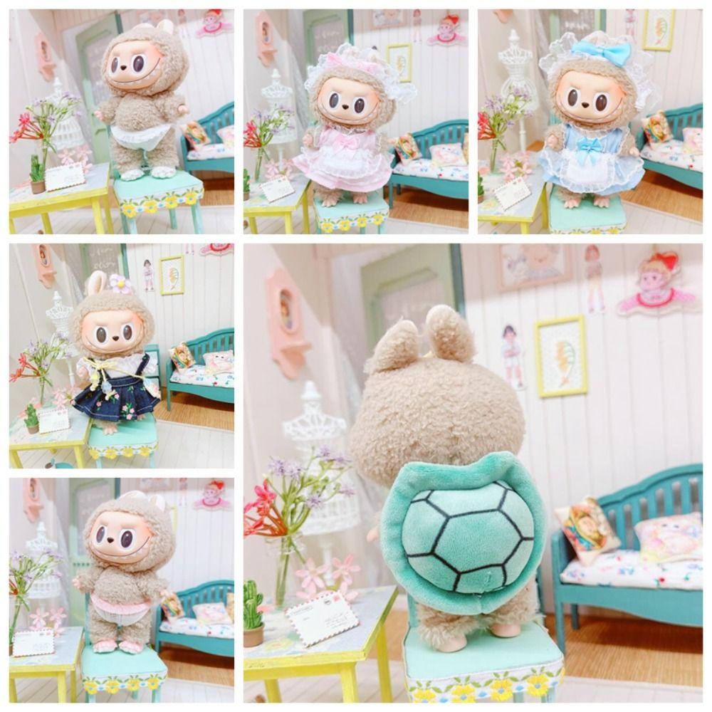 

Bear Suspender Pants 17cm Cotton Doll s Clothes Toy Accessories Plush Dolls Clothes Children Gift Style A