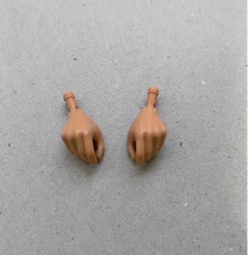 Manos de Repuesto Originales para Cuerpo de Yoga Tono de Piel Marrón Blanco Gestos Diferentes