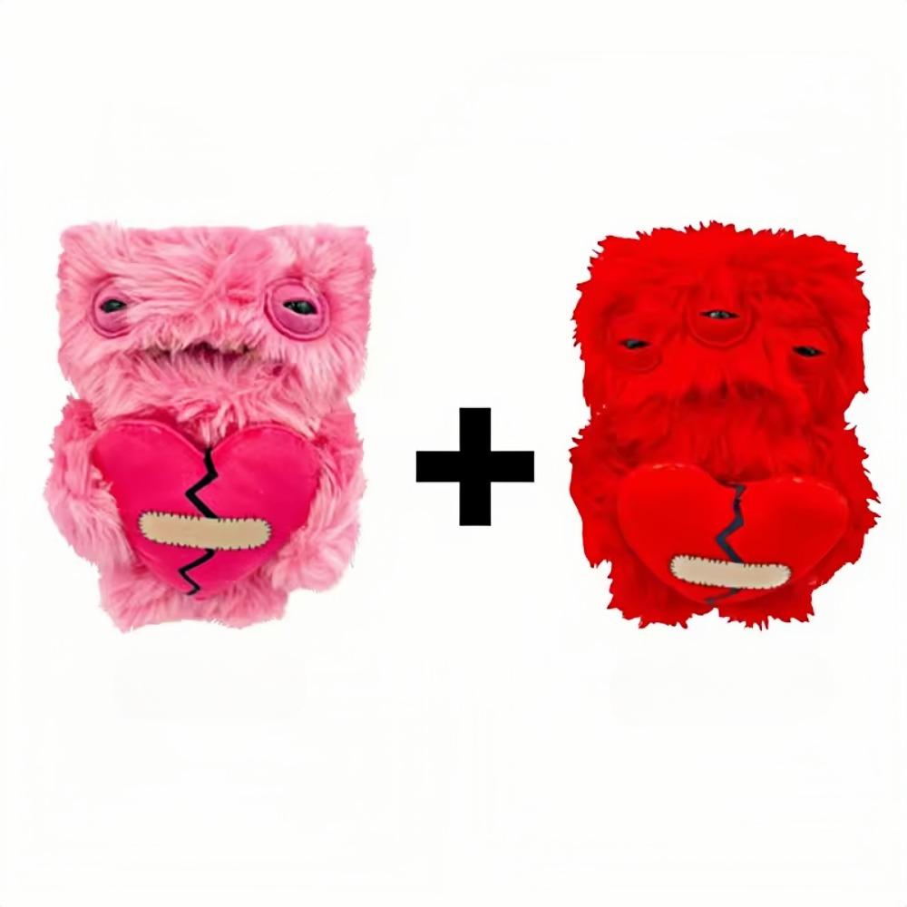 

Fuggler Серия Монстр Любви Монстр Росток Уродливо Милый Смешной Абстрактная Плюшевая Кукла Подарок на День Рождения Романтический Подарок на День Святого Валентина 2Pcs