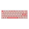 68 Keys Red Switch Mechanical Keyboard RGB Backlit 60 Percent USB Wired Gaming Keyboard for PC with 