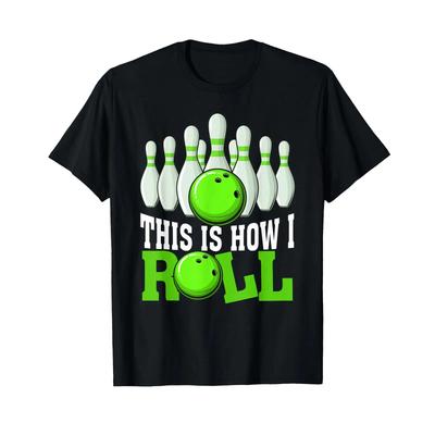 Funny Vintage Bowling Team Bowler Lover Boys Girls T Shirt Vintage Top For Everyday Wear Casual Designer Clothes Graphic