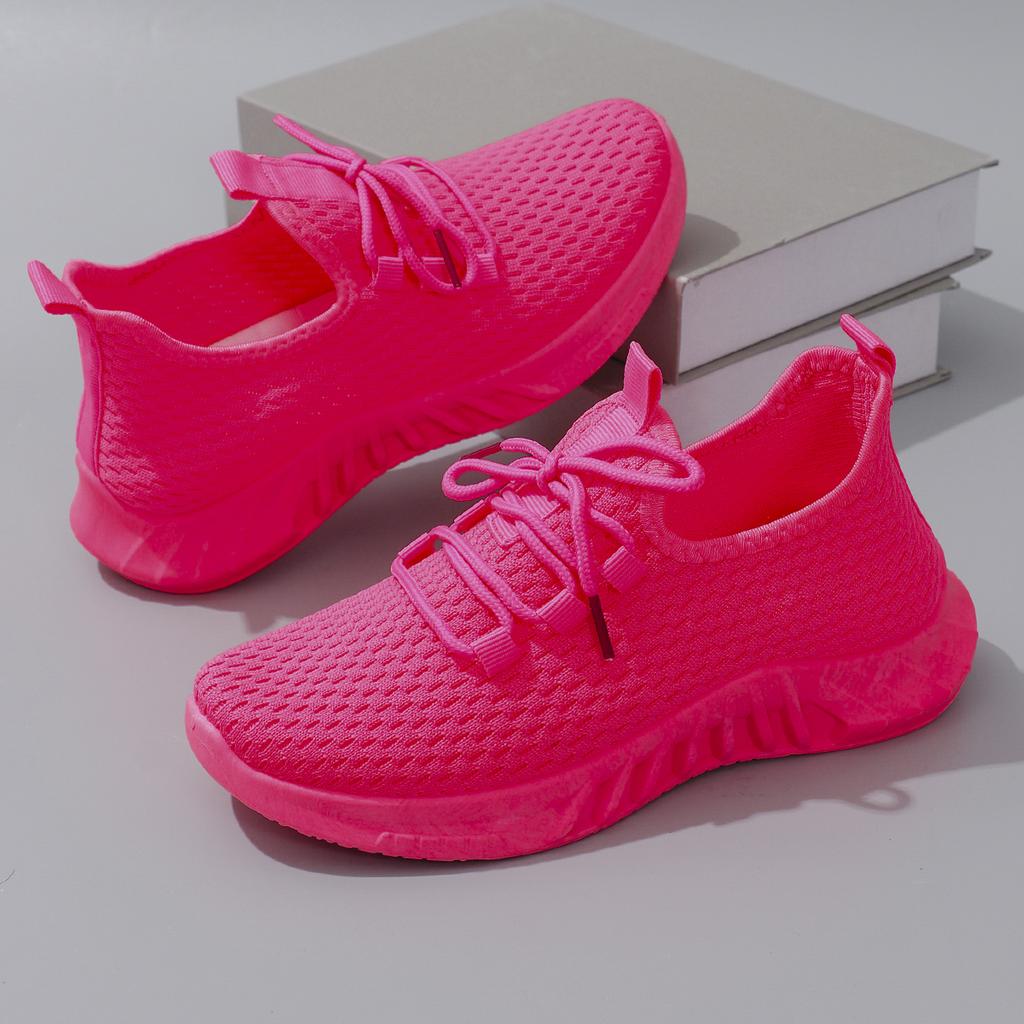 Women's Summer Breathable Mesh Flat Shoes Women's Shoes Casual Sports Shoes