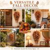 ABKP-Künstlicher Herbsternte-Hängekorb UV-beständig Wasserdicht Unechte Herbstblumen, Für Türen, Veranden, Kaminsimse, Garten & Hochzeiten